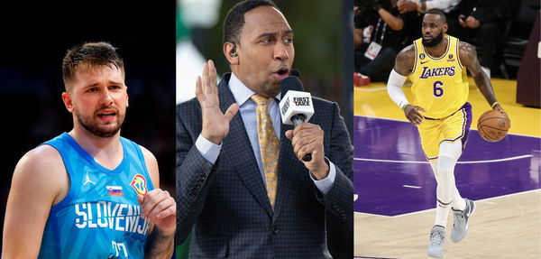 Luka Doncic, Stephen A. Smith, LeBron James