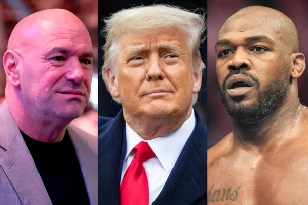 Dana White, Donald Trump, Jon Jones