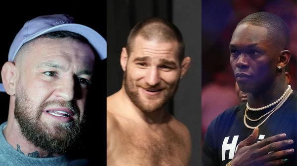 Conor McGregor; Sean Strickland; Israel Adesanya