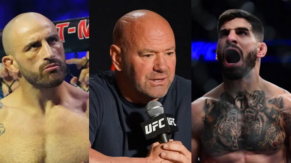 Alexander Volkanovski; Dana White; Ilia Topuria