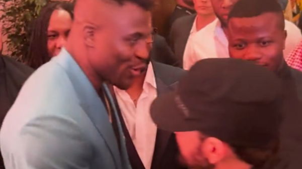 “Eminem Is There!”- Fans React to Francis Ngannou Almost ‘Blanking ...