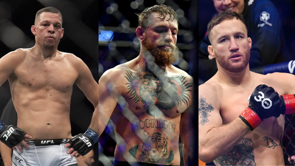 Nate Diaz, Conor McGregor, Justin Gaethje