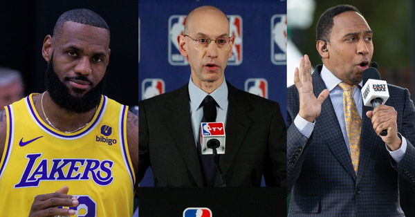 LeBron James, Adam Silver, Stephen A. Smith