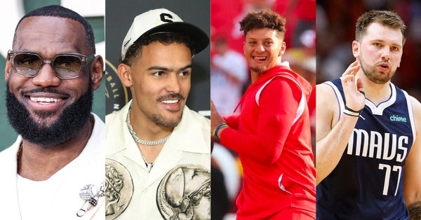 LeBron James, Trae Young, Patrick Mahomes, Luka Doncic