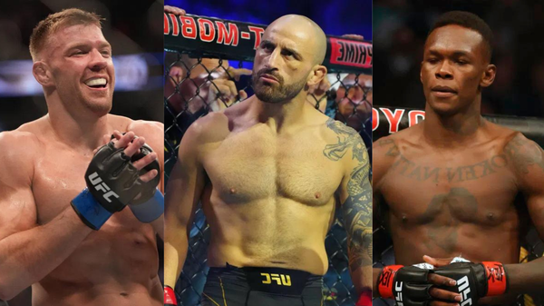 Dricus Du Plessis,Alexander Volkanovski,Israel Adesanya