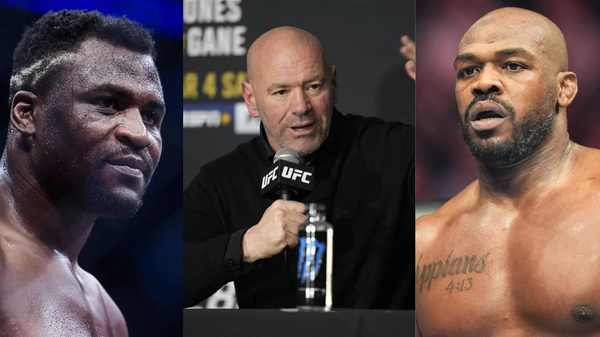 Francis Ngannou, Dana White, Jon Jones