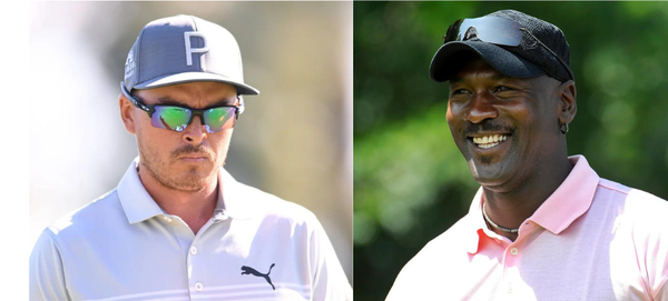 Rickie Fowler (L) and Michael Jordan (R) Collage