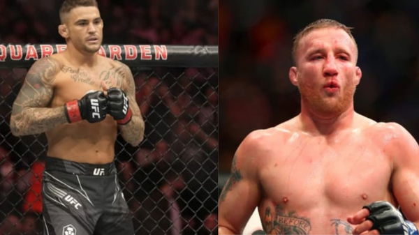 Dustin Poirier and Justin Gaethje