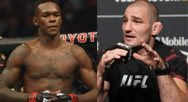 Israel Adesanya and Sean Strickland