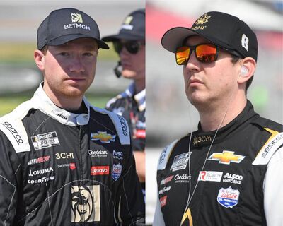 Tyler Reddick, Kyle Busch