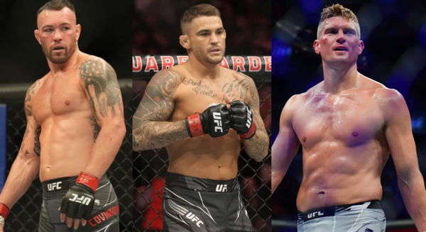 Colby Covington and Dustin Poirier and Stephen Thompson