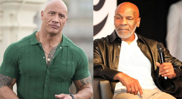 Dwayne Johnson and Mike Tyson