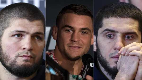 Khabib nUmragomedov,Dustin Poirier,Islam Makhachev