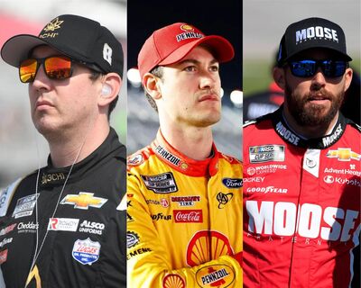 Kyle Busch, Joey Logano, Ross Chastain