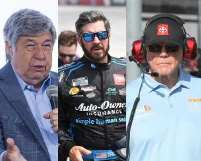 Mike Joy, Martin Truex Jr, Joe Gibbs