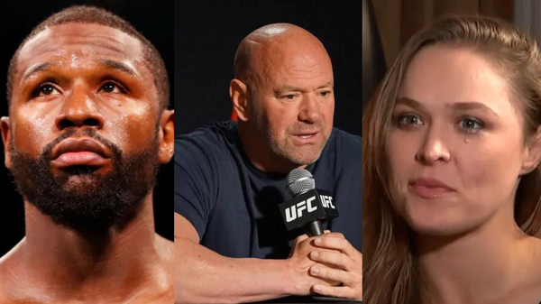 Floyd Mayweather, Dana White, Ronda Rousey