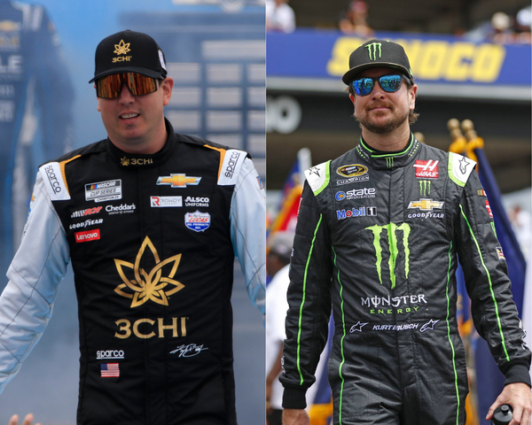 Kyle Busch and Kurt Busch