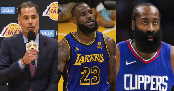 Rob Pelinka, LeBron James, James Harden