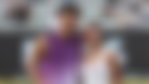 Ben Shelton and Trinity Rodman posing for a picture