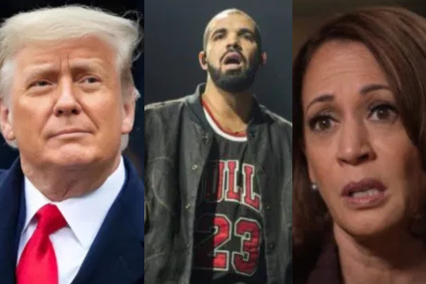 Donald Trump, Drake, Kamala Harris