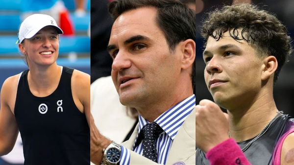 Iga Swiatek, Roger Federer, Ben Shelton