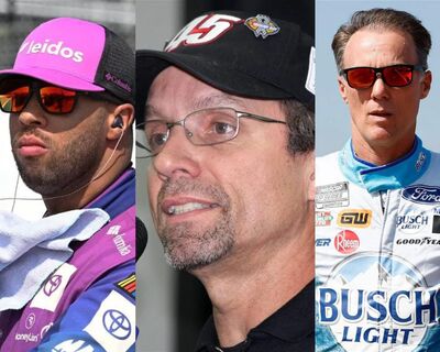 Bubba Wallace, Kyle Petty, Kevin Harvick