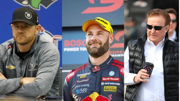 Justin Marks, Shane van Gisbergen and Richard Childress