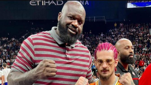 Shaq O'Neal, Steve Harvey, Ranveer Singh in NBA Abu Dhabi Games 2022