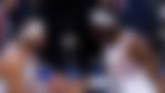 Mark Williams shakes hands with Dillon Brooks
