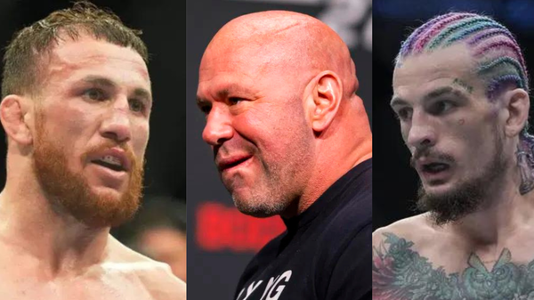 Merab Dvalishvili,Dana White, Sean O&#8217;Malley