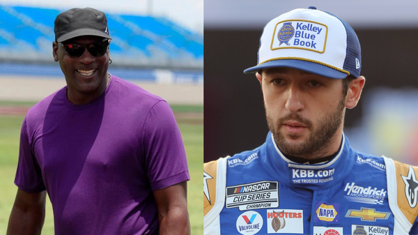 Michael Jordan and Chase Elliott