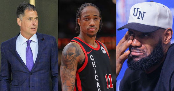 Rob Pelinka, DeMar DeRozan, LeBron James