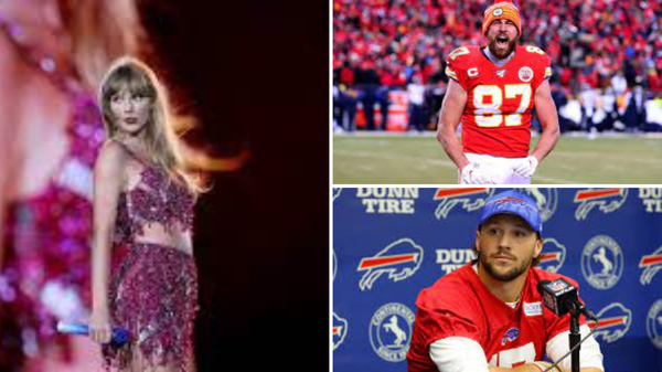 Travis Kelce Taylor Swift Josh Allen