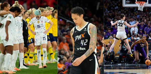 Megan Rapinoe, Brittney Griner, Angel Reese, Caitlin Clark