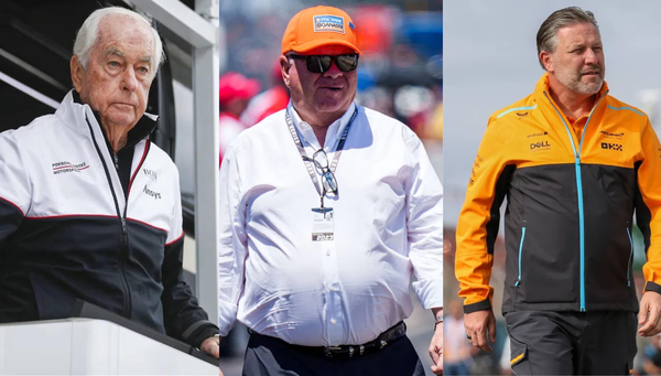 Roger Penkse, Zak Brown and Chip Ganassi
