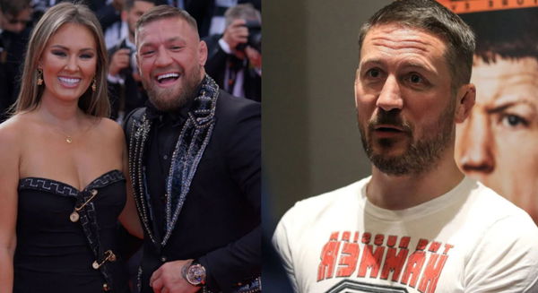 Dee Devlin and Conor McGregor and John Kavanagh