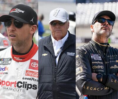 Denny Hamlin, Rick Hendrick, Jimmie Johnson