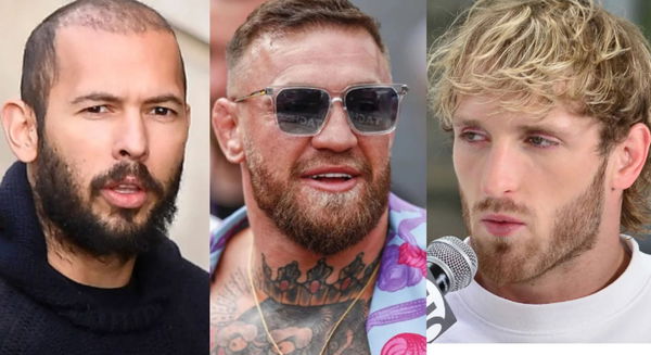 Andrew Tate and Conor McGregor and Logan Paul