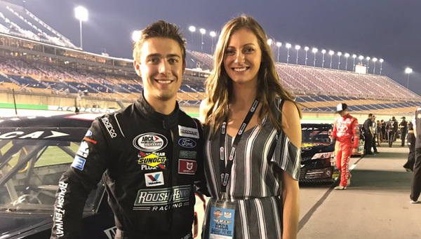 Ty Majeski and his wife Ali VanderLoop