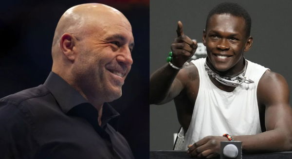 Joe Rogan and Israel Adesanya