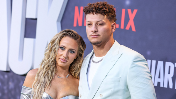 Brittany Mahomes and Patrick Mahomes