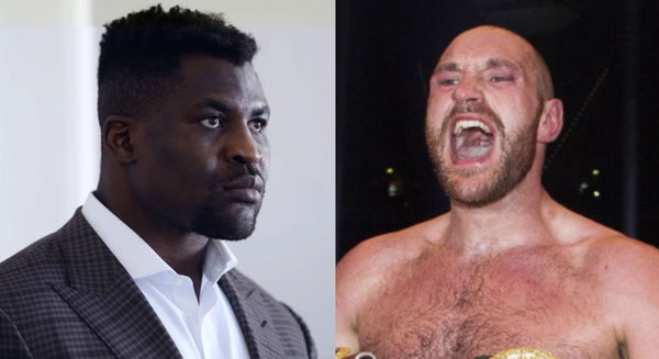 Francis Ngannou and Tyson Fury