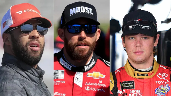 Bubba Wallace, Ross Chastain and Erik Jones