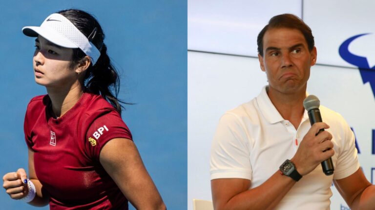 “We're Both Lefties,” Rafael Nadal and Alexandra Eala Strike Off Uncanny on  Court Resemblances - EssentiallySports