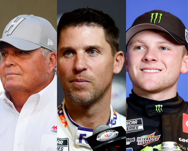 Rick Hendrick, Denny Hamlin, Ty Gibbs