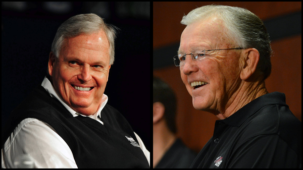 NASCAR legends Rick Hendrick and Joe Gibbs