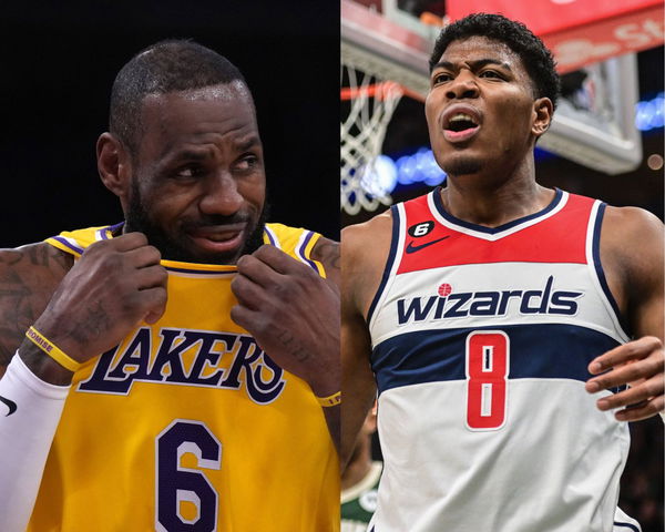 LeBron James and Rui Hachimura