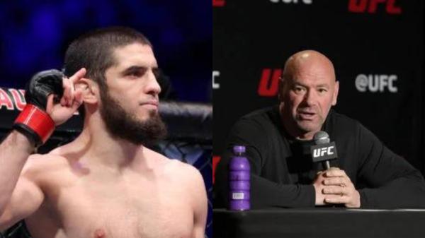 Islam Makhachev, Dana White