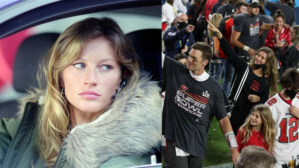 gisele at bucs game today