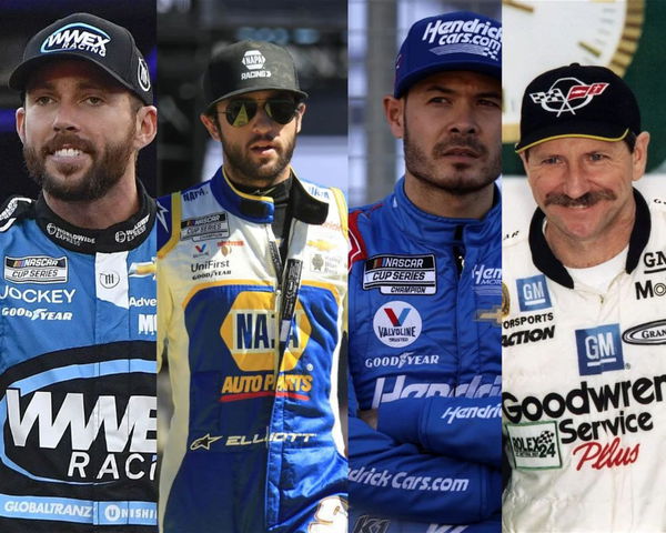 Ross Chastain, Chase Elliott, Kyle Larson, Dale Earnhardt Sr